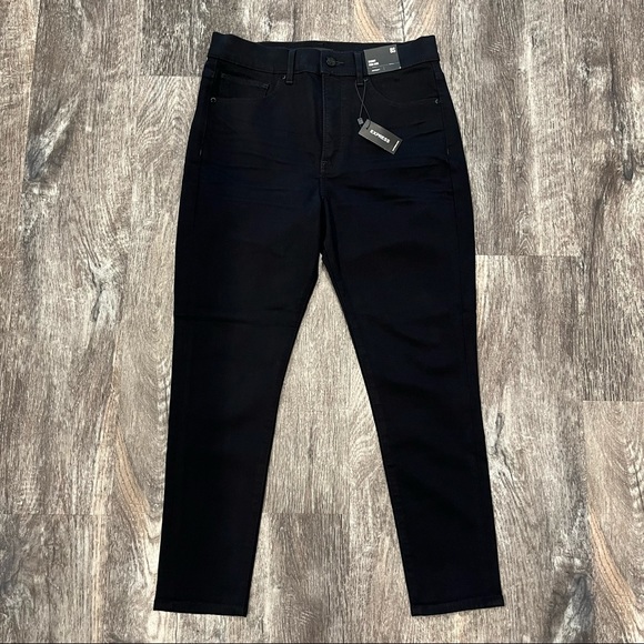 NWT Express Black Skinny High Rise Jeans in Petite Size 8S